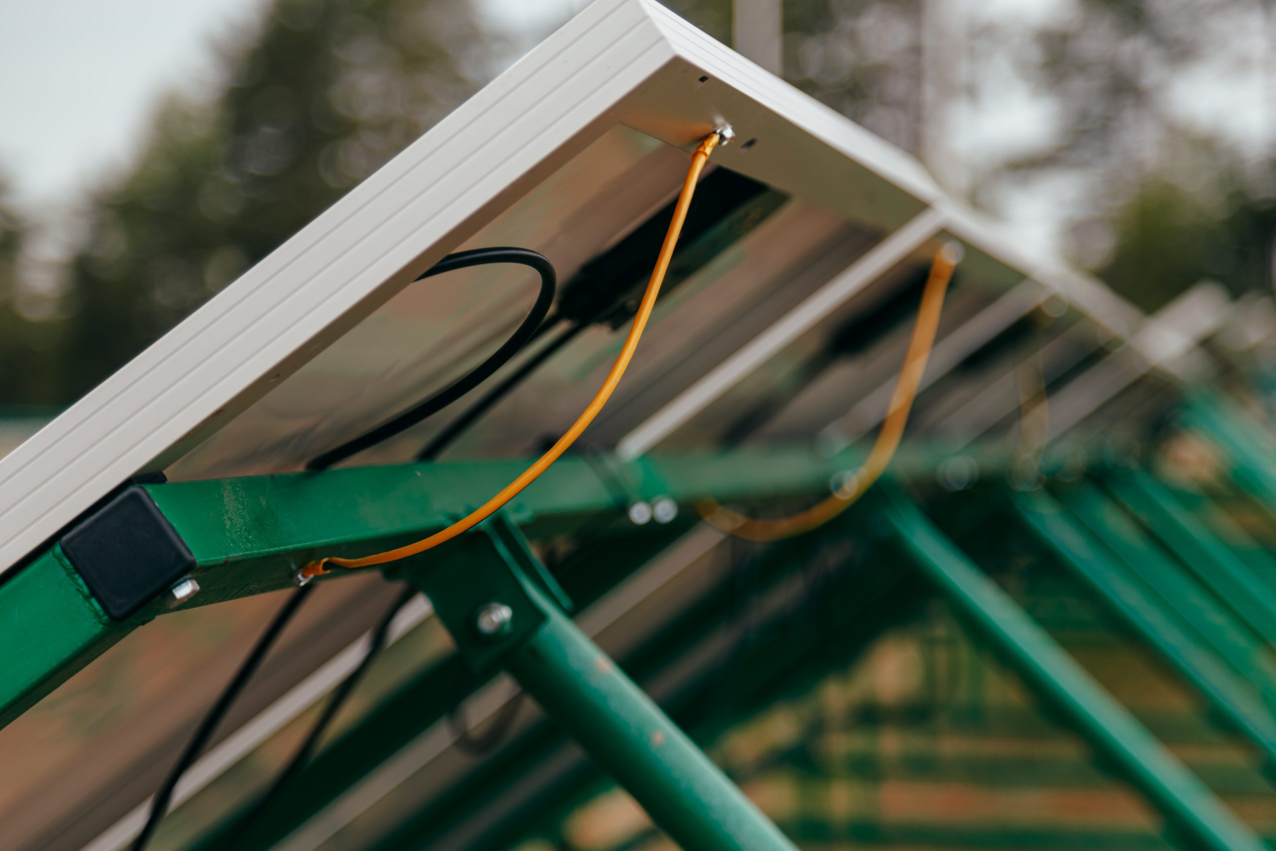 Photovoltaic solar panel power station
